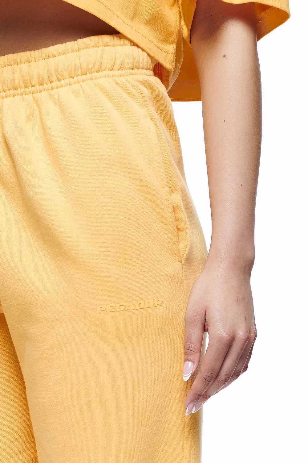 Villa High Waisted Sweat Pants Vintage Washed Golden Sun Gum 7 Villa High Waisted Sweat Pants Vintage Washed Golden Sun Gum - Image 5