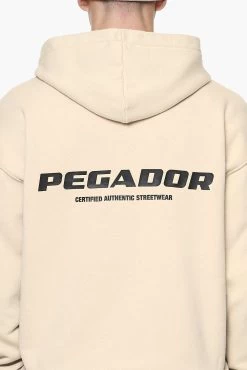 Colne Logo Oversized Hoodie Vintage Washed Kingdom Beige Gum -Pegador® 1PGDR BUILD TO LAST E COMMERCE MENS7113 4