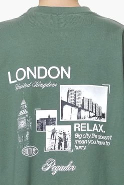 Harley Heavy Oversized Tee Vintage Washed Garden Green -Pegador® 1PGDR BUILD TO LAST E COMMERCE WMNS 153510473