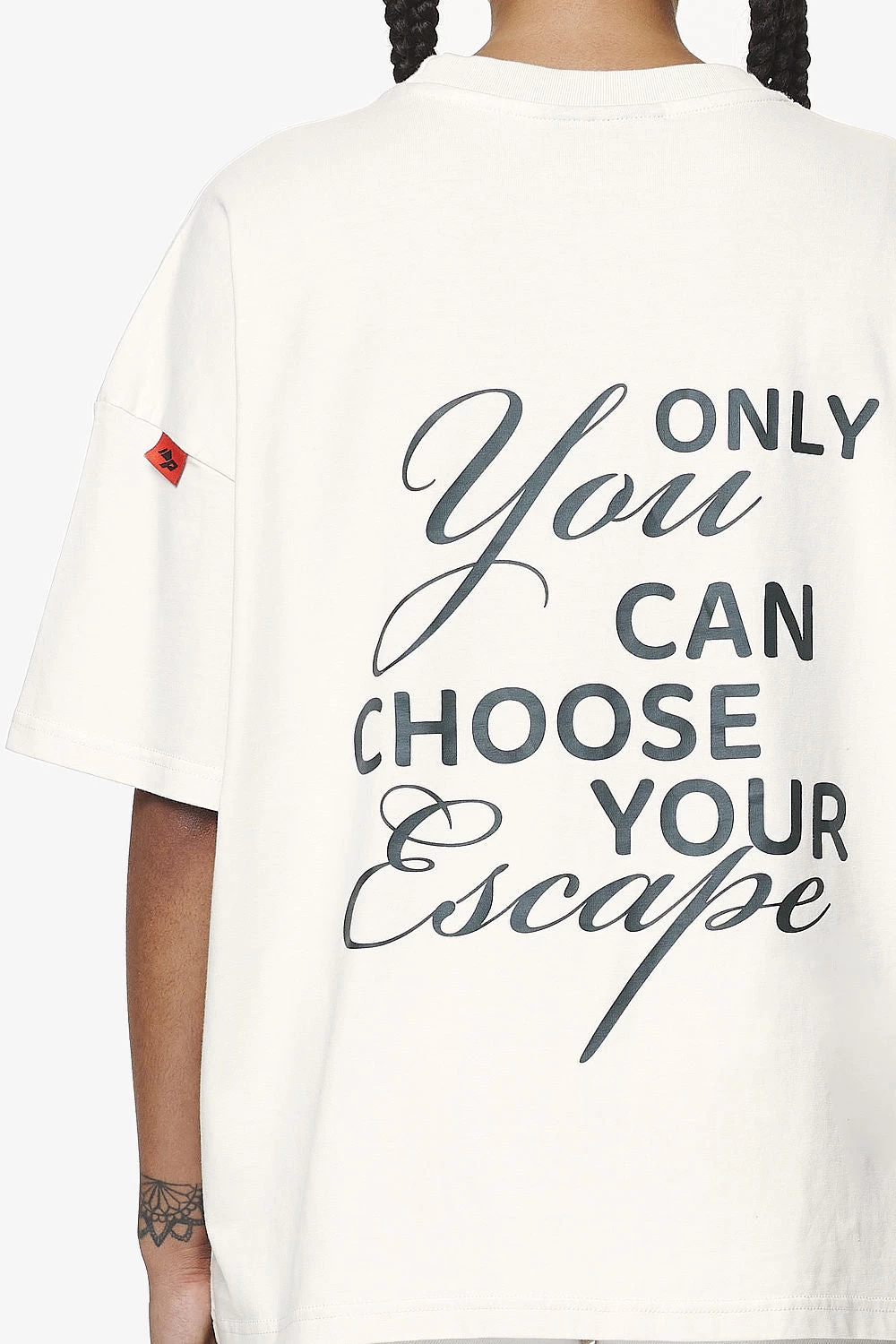 Sona Heavy Oversized Tee Washed Salty Cream 7 Sona Heavy Oversized Tee Washed Salty Cream - Image 5