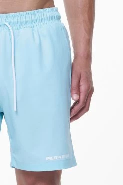 Logo Swim Shorts Riviera Blue -Pegador® 1PGDR LAST MINUTE E COMMERCE PANTS0963