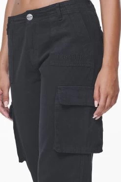 Arlia Wide Cargo Pants Black -Pegador® 1PGDR LAST MINUTE E COMMERCE PANTS0975