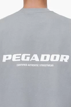 Colne Logo Oversized Tee Heavy Washed Cool Grey -Pegador® 1PGDR LAST MINUTE E COMMERCE44373
