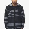 Bale Heavy Flannel Zip Shirt Black Grey -Pegador® 1 PGDR BLACKFRIDAY 2023 MENS19240