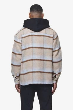 Bale Heavy Flannel Zip Shirt Skyblue -Pegador® 2 PGDR BLACKFRIDAY 2023 MENS19015