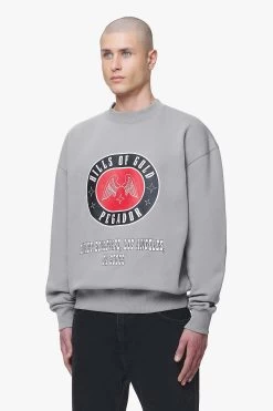 Algon Oversized Sweater Vintage Washed Dusk Grey -Pegador® 2 PGDR BLACKFRIDAY 2023 MENS19598