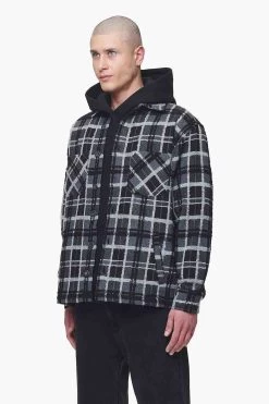 Flato Heavy Flannel Shirt Coal Black -Pegador® 2 PGDR BLACKFRIDAY 2023 MENS20063