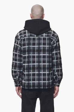 Flato Heavy Flannel Shirt Coal Black -Pegador® 2 PGDR BLACKFRIDAY 2023 MENS20072