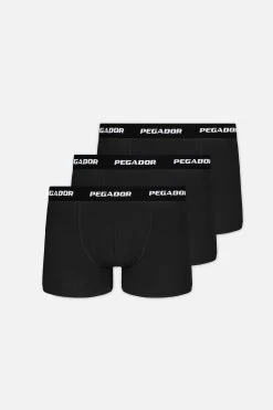 Ango Boxershorts 3 Pack Black Black