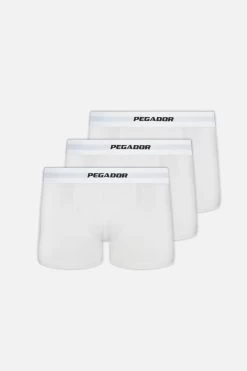 Camino Boxershorts Single Logo 3 Pack White White