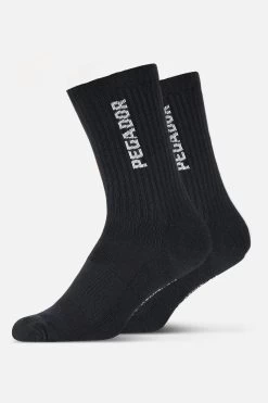 Certified Cross Logo Socks Black White -Pegador® CertifiedCrossLogoSocksBlackWhite2