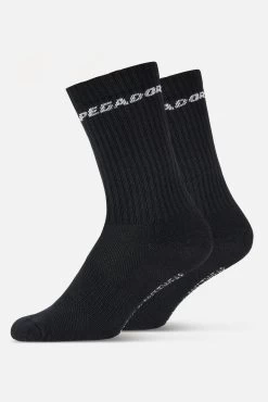 Certified Side Logo Socks Black White -Pegador® CertifiedSideLogoSocksBlackWhite2