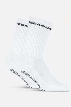 Certified Side Logo Socks White Black -Pegador® CertifiedSideLogoSocksWhiteBlack1 41a4237d b70b 46c3 afe2 2bbb8ea7b041