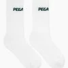 Logo Socks White Pine Green -Pegador® DSC0981