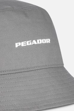 Logo Bucket Hat Cool Grey White -Pegador® LOGOBUCKETHATCOOLGREYWHITE3