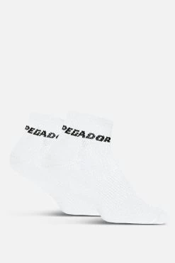 Logo Socks Low White Black