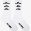 No Posting Socks White Black 1 No Posting Socks White Black -Pegador® NOPOSTINGSOCKSWHITEBLACK