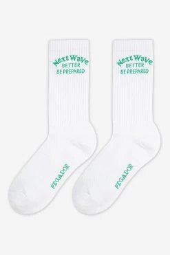 Naia Socks White Peppermint Green -Pegador® NaiaSocksWhitePeppermintGreen2