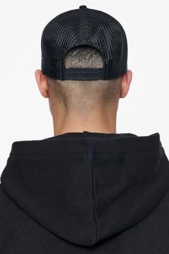 Drill Trucker Cap Black -Pegador® PEGADOR E COMMERCE FINER THINGS HATS42490