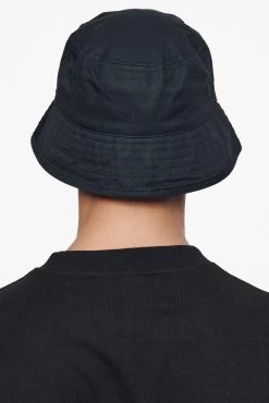 Logo Cotton Twill Bucket Hat Black -Pegador® PEGADOR E COMMERCE FINER THINGS HATS42516