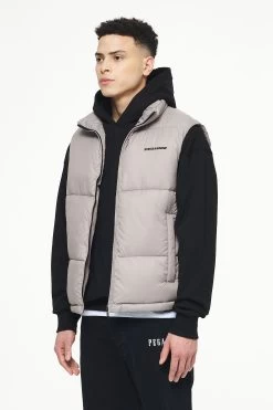 Landin Puffer Vest Nickle -Pegador® PEGADOR LOOKBOOK SHOTING HOSEN34676