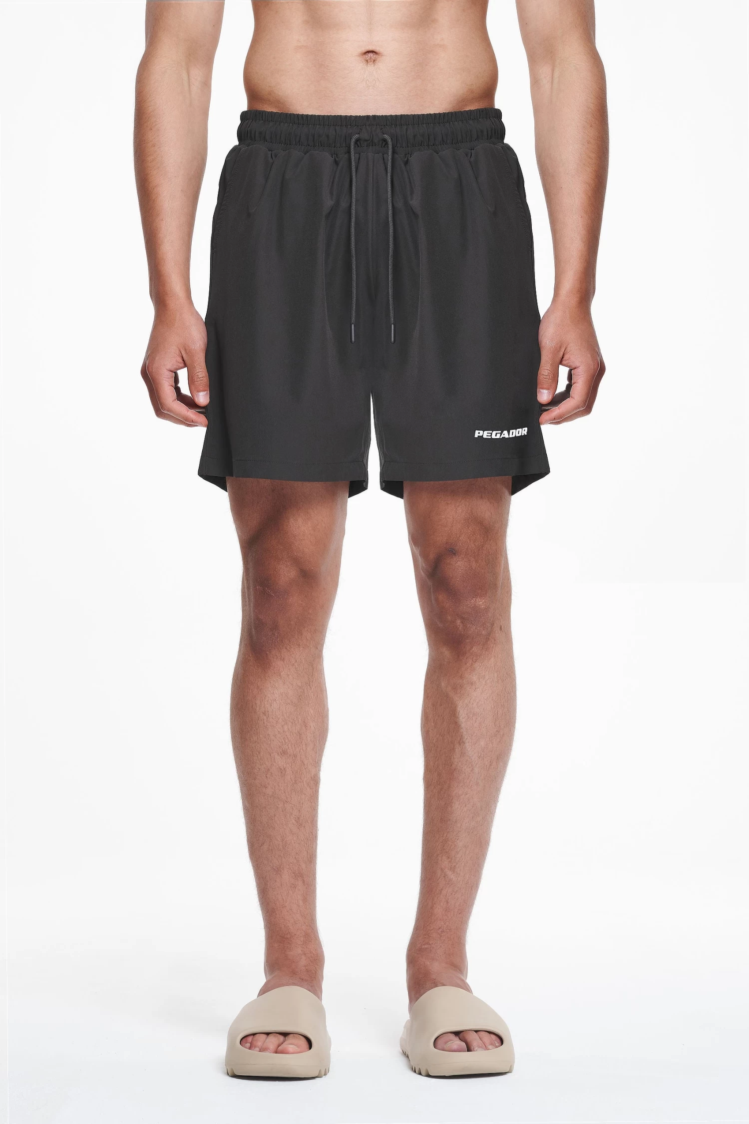 Logo Swim Shorts Black Ink 3 Logo Swim Shorts Black Ink