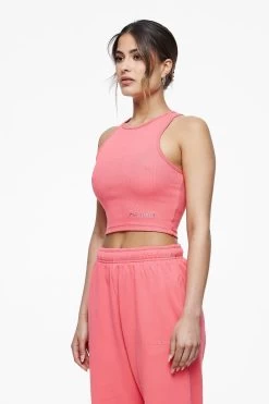 Ayla Crop Top Vintage Washed Strawberry -Pegador® PEGADOR E COMMERCE FINER THINGS FEMALE42657