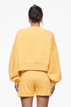 Londa Cropped Oversized Sweater Vintage Washed Golden Sun Gum -Pegador® PEGADOR E COMMERCE FINER THINGS FEMALE43022 767154ac 7207 4649 a2f4 8c4b975e9fc6