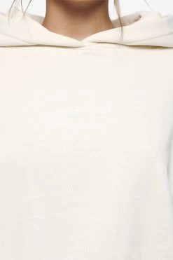 Salita Oversized Cropped Hoodie Vintage Washed Unbleached Gum -Pegador® PEGADOR E COMMERCE FINER THINGS FEMALE43132 2