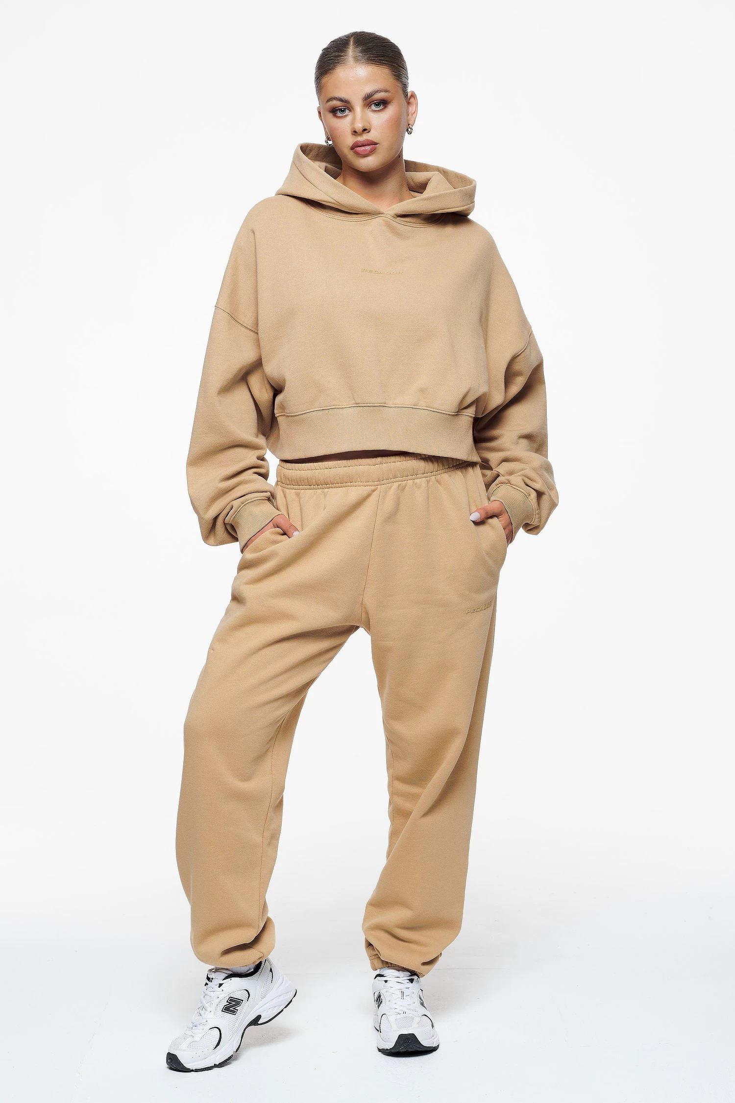 Villa High Waisted Sweat Pants Vintage Washed Espresso Gum 4 Villa High Waisted Sweat Pants Vintage Washed Espresso Gum - Image 2