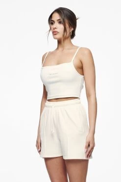 Ruby Rib Crop Top Vintage Washed Unbleached -Pegador® PEGADOR E COMMERCE FINER THINGS FEMALE43178