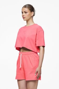 Layla Oversized Cropped Tee Vintage Washed Strawberry Gum -Pegador® PEGADOR E COMMERCE FINER THINGS FEMALE43197 c3df9c6b f8b1 41a0 9dc2 d8fdf5b9db06