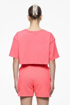 Layla Oversized Cropped Tee Vintage Washed Strawberry Gum -Pegador® PEGADOR E COMMERCE FINER THINGS FEMALE43198 2df1c97e 8dcb 47a4 8dc8 82635c5a9104