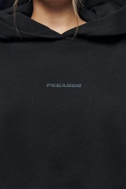 Salita Oversized Cropped Hoodie Black Gum -Pegador® PEGADOR E COMMERCE FINER THINGS FEMALE43226