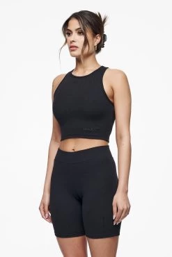 Ayla Crop Top Black -Pegador® PEGADOR E COMMERCE FINER THINGS FEMALE43257