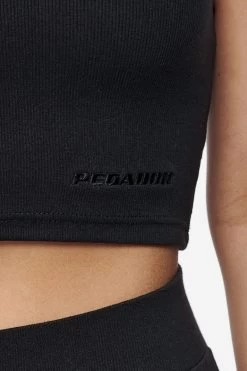 Ayla Crop Top Black -Pegador® PEGADOR E COMMERCE FINER THINGS FEMALE43267