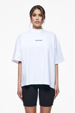Culla Logo Heavy Oversized Tee White -Pegador® PEGADOR E COMMERCE FINER THINGS FEMALE43304