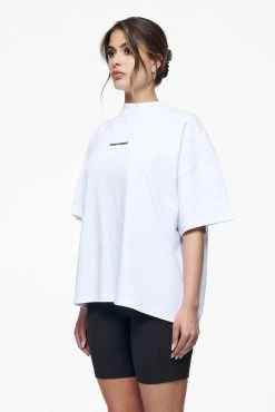 Culla Logo Heavy Oversized Tee White -Pegador® PEGADOR E COMMERCE FINER THINGS FEMALE43312