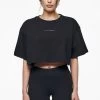 Layla Oversized Cropped Tee Black Gum -Pegador® PEGADOR E COMMERCE FINER THINGS FEMALE43357
