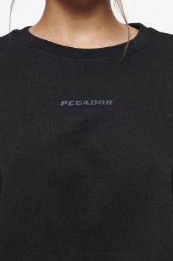 Layla Oversized Cropped Tee Black Gum -Pegador® PEGADOR E COMMERCE FINER THINGS FEMALE43367