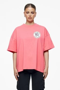 Stia Heavy Oversized Tee Vintage Washed Strawberry -Pegador® PEGADOR E COMMERCE FINER THINGS FEMALE43369