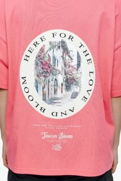 Stia Heavy Oversized Tee Vintage Washed Strawberry -Pegador® PEGADOR E COMMERCE FINER THINGS FEMALE43379