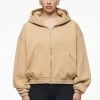 Valinda Cropped Zip Hoodie Vintage Washed Espresso Gum -Pegador® PEGADOR E COMMERCE FINER THINGS FEMALE43523 501603ac 4c78 49ae 9189 60e94c15733a