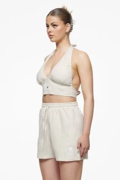 Molli Canvas Neckholder Top Unbleached -Pegador® PEGADOR E COMMERCE FINER THINGS FEMALE43590