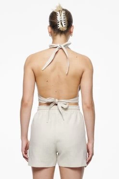 Molli Canvas Neckholder Top Unbleached -Pegador® PEGADOR E COMMERCE FINER THINGS FEMALE43591