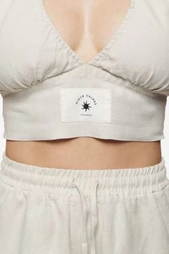 Molli Canvas Neckholder Top Unbleached -Pegador® PEGADOR E COMMERCE FINER THINGS FEMALE43594