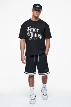 Kirk Oversized Tee Black -Pegador® PEGADOR FINER THINGS ECOMMERCE MALE DAY 241025