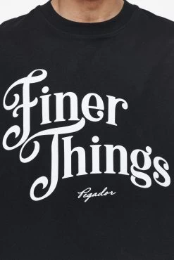 Kirk Oversized Tee Black -Pegador® PEGADOR FINER THINGS ECOMMERCE MALE DAY 241034