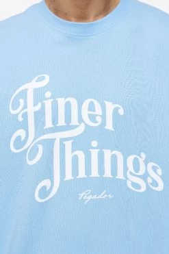 Kirk Oversized Tee Vintage Washed Riviera Blue -Pegador® PEGADOR FINER THINGS ECOMMERCE MALE DAY 241050