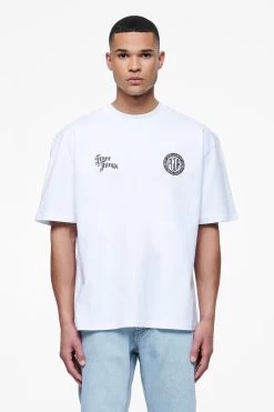 Talbot Oversized Tee White -Pegador® PEGADOR FINER THINGS ECOMMERCE MALE DAY 241104